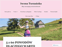 Tablet Screenshot of iwonaturzanska.pl